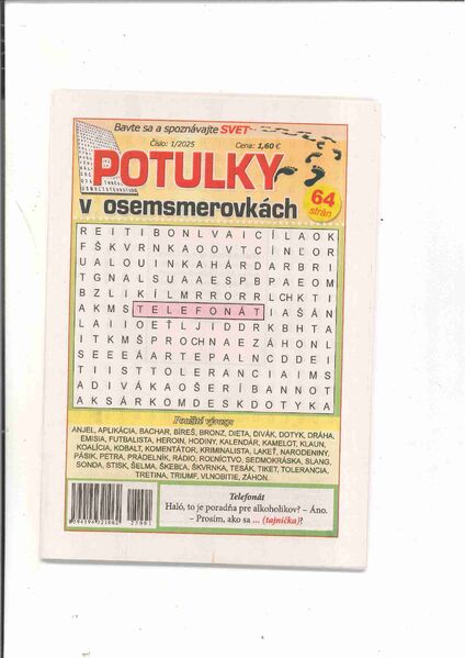 POTULKY V OSEMSMEROVKACH