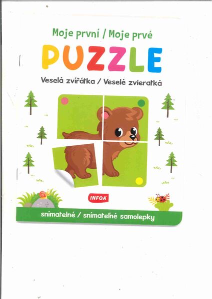 MOJE PRVE PUZZLE-VESELE ZVIERA